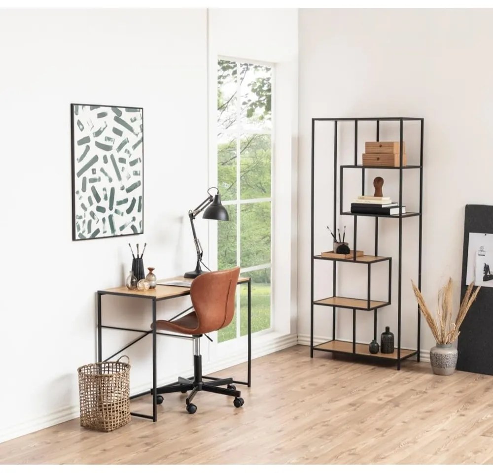 Písací stôl s doskou v dekore divokého duba Actona Seaford