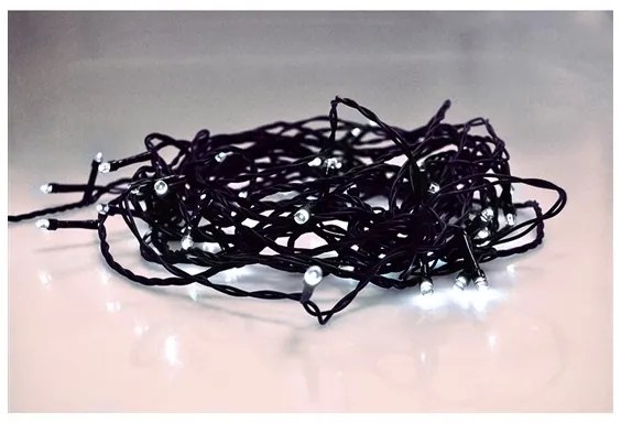 Solight 1V07-W - LED Vianočná reťaz 400xLED/8 funkcií 25 m IP44 studená biela