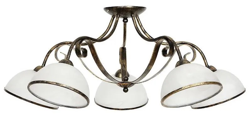 Stropné svietidlo ANTICA 5xE27/60W/230V