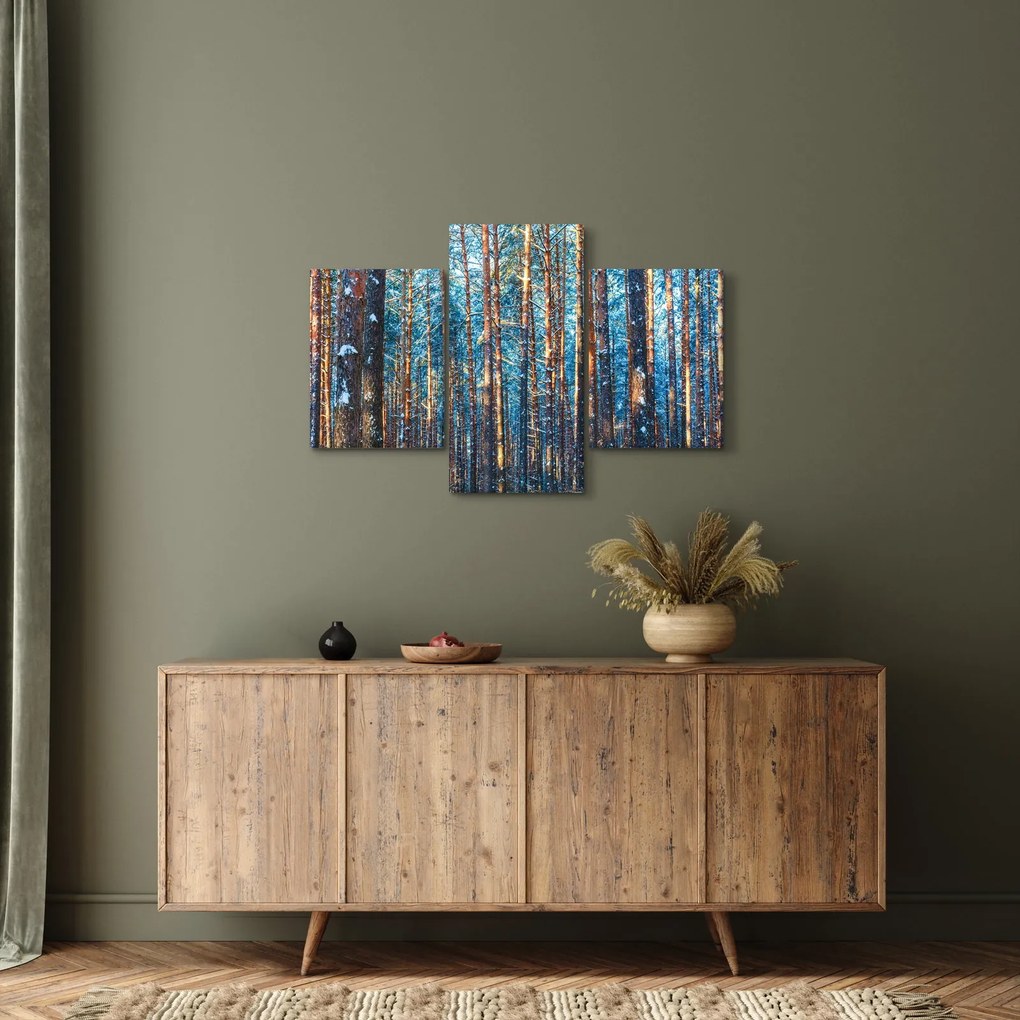 Obraz - Zimný les (90x60 cm)