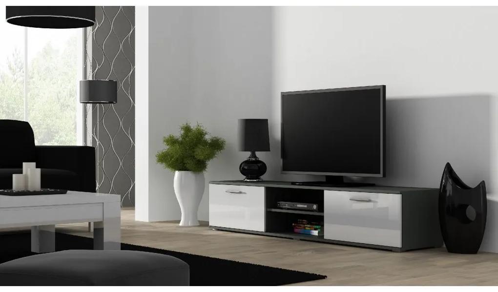 Cama TV stolík SOHO 180 Farba: šedá/biela