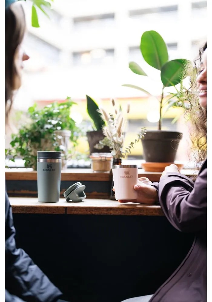 Svetloružový termo hrnček z nehrdzavejúcej ocele 230 ml Café-To-Go Travel Mug Rose Quartz – Stanley