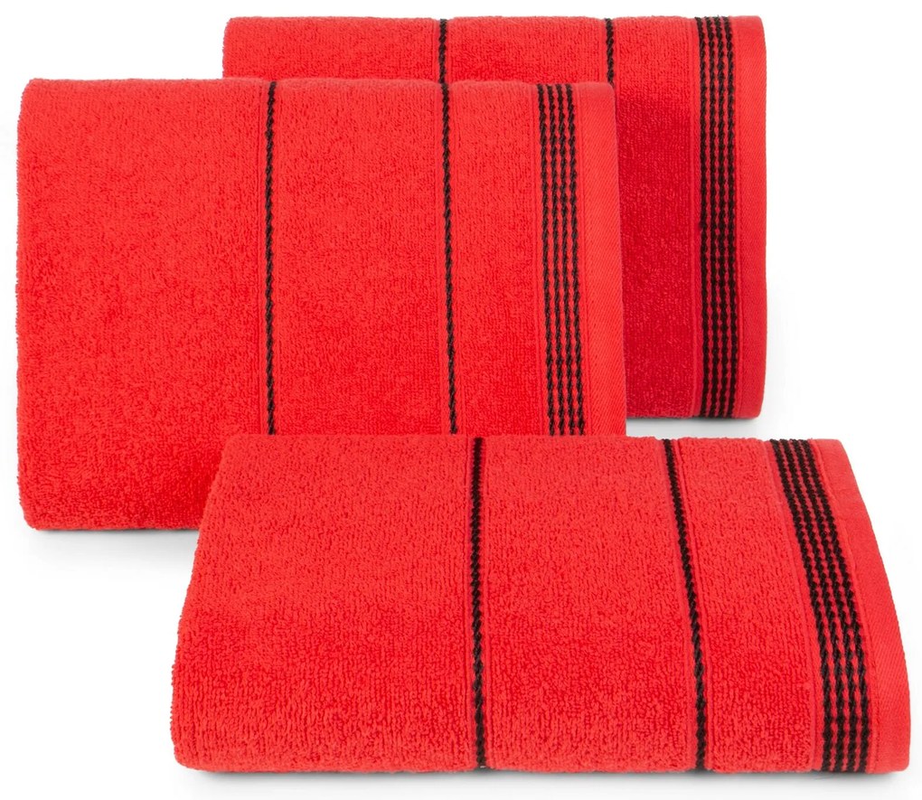 FROTÉ UTERÁK MIRA13 30X50 CM ČERVENÁ