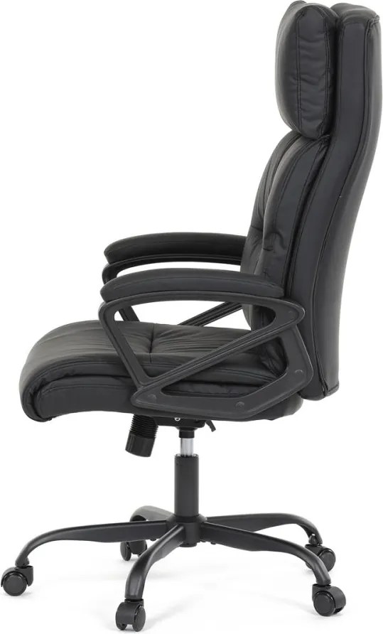 Kancelárske kreslo PEDRO — ekokoža, čierna