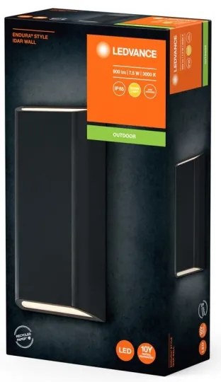 Ledvance -LED Vonkajšie nástenné svietidlo ENDURA STYLE IDAR 2xLED/3,75W/230V IP65