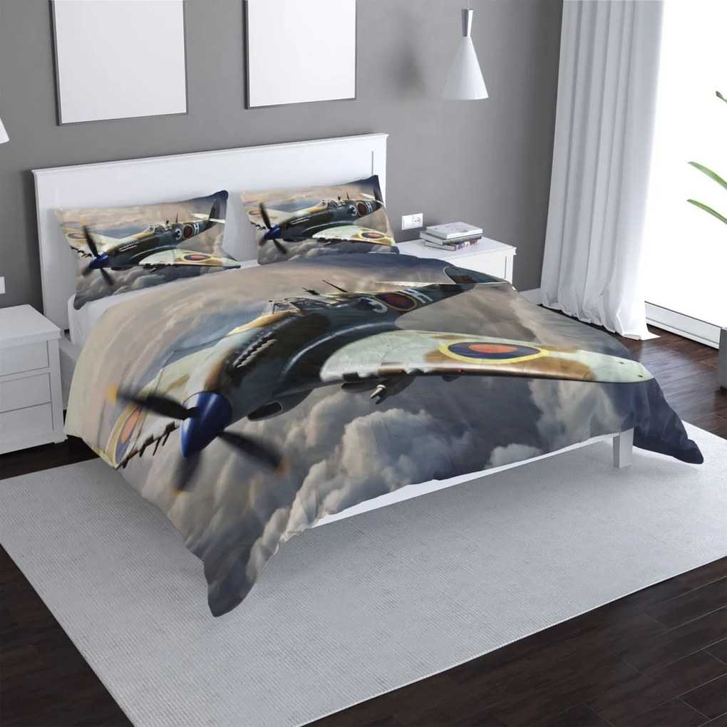 Sablio Obliečky Stíhačka Spitfire - 140x220 / 90x70