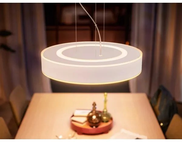 Philips - LED Stmievateľný luster na lanku Hue ENRAVE LED/33,5W/230V biela + DO