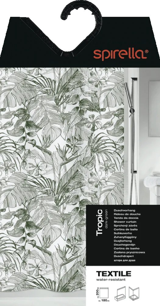 Sprchový záves 180x200 cm Tropic – Spirella