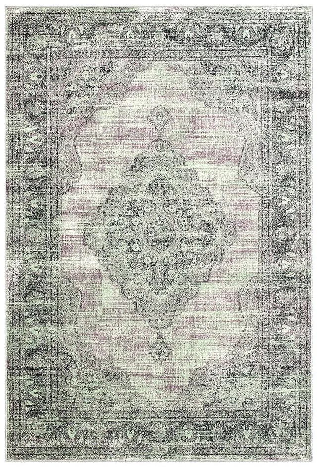 Zeleno-sivé kúpeľňové predložky v súprave 2 ks 60x100 cm – Foutastic