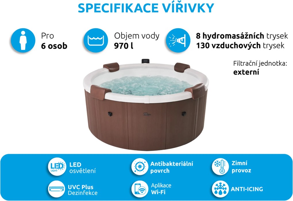 Mspa | Vírivý bazén MSPA Rova F-RO066W | 11400309