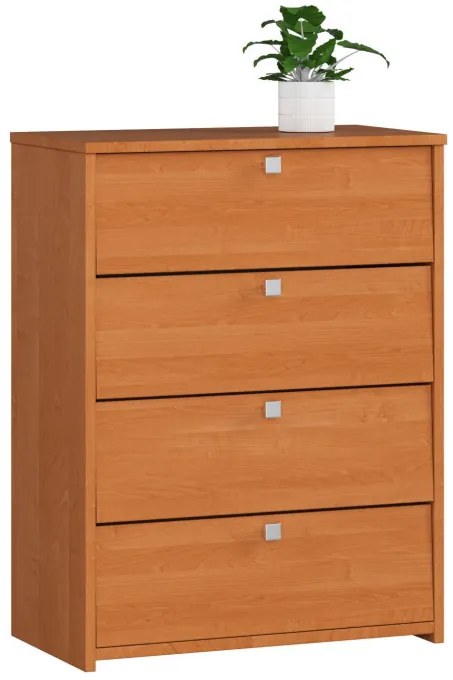 4 krídlový botník 60 cm, olcha