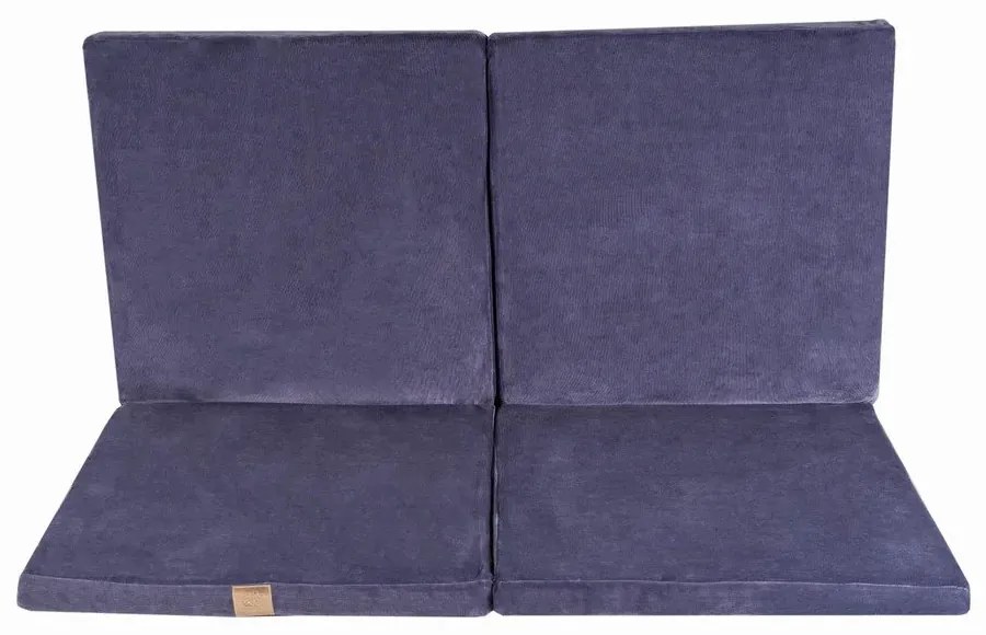 Sivomodrá detská hracia podložka 120x120 cm – Meowbaby