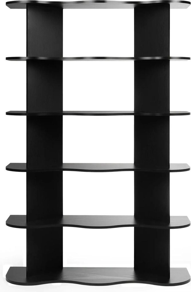 Knihovna Rheo 120 cm černá