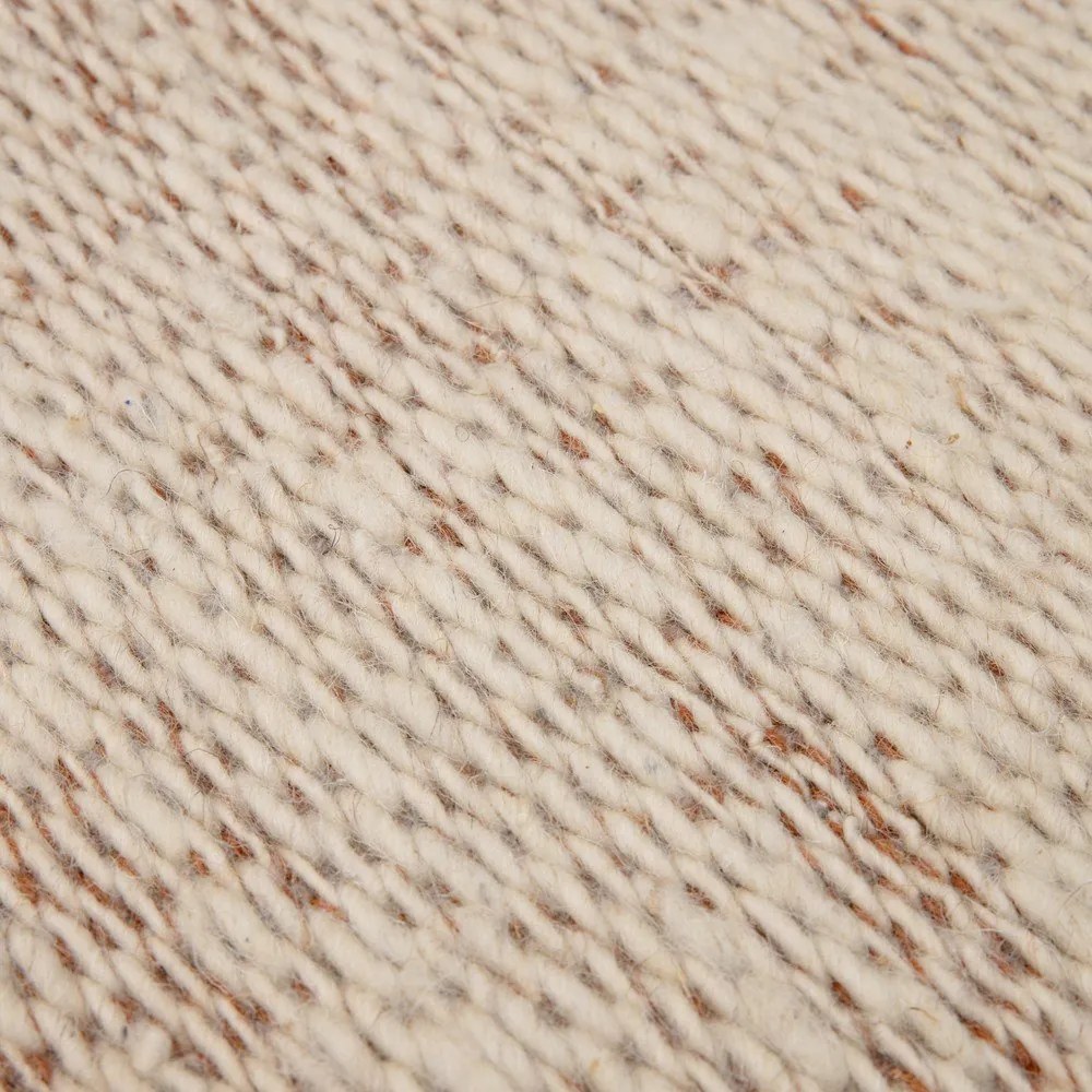 Krémový/terakotový ručne tkaný vlnený koberec 120x170 cm Lima Rust – Asiatic Carpets