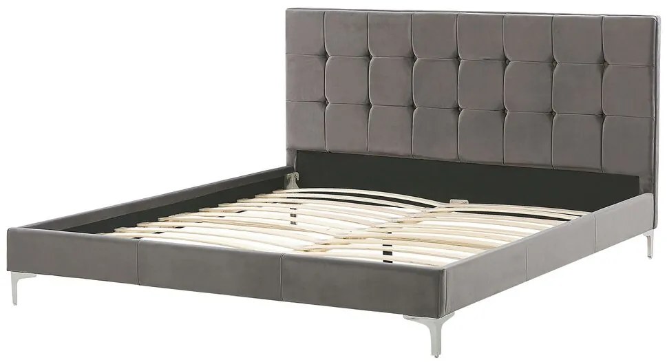 Manželská posteľ 160 cm AMART (sivá) (s roštom). Vlastná spoľahlivá doprava až k Vám domov. 1023422