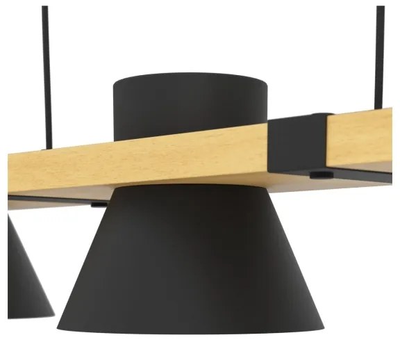 Eglo 43956 - Luster na lanku MACCLES 3xE27/15W/230V