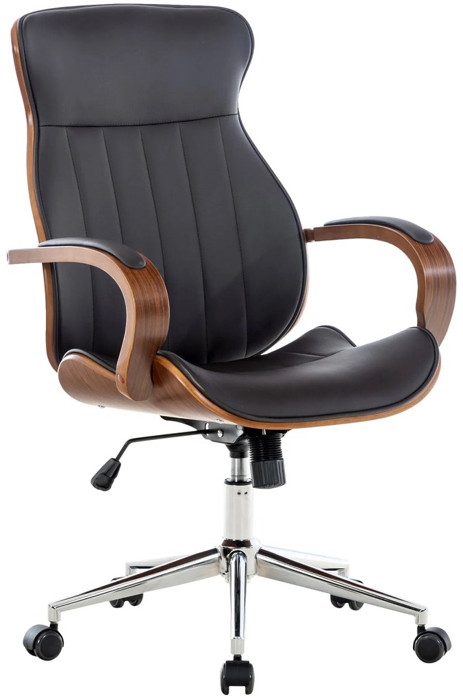 Design-Shop Kancelárska stolička Melilla - drevo orech - Hnedá