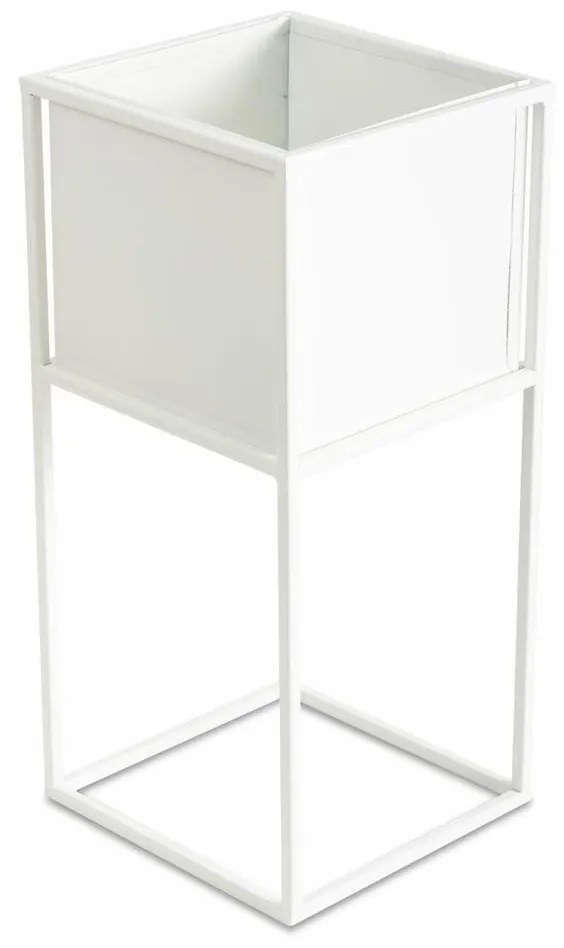 Stojan na kvety Lea 50 cm biely