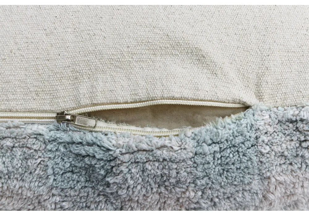 Svetlomodrý detský puf Vichy Blue Sage – Lorena Canals