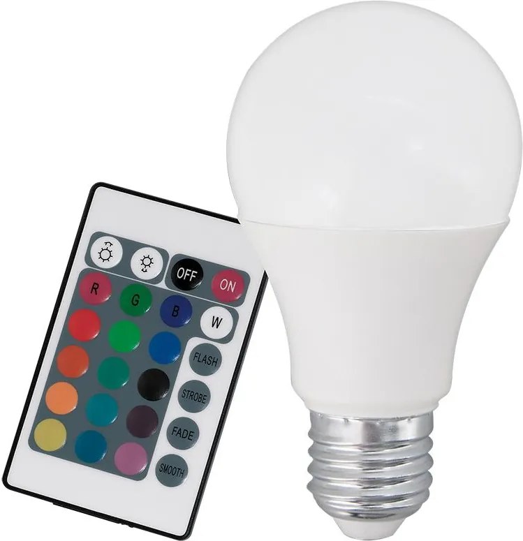 Eglo Stmievateľná RGB LED žiarovka A60 E27/6W/230V 3000K - Eglo 10899 EG10899