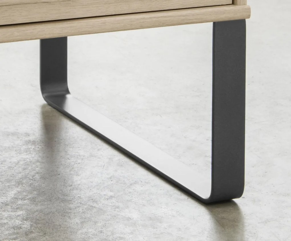 Set nočných stolíkov (2 ks) Brüssel, kamenný dub/šedá