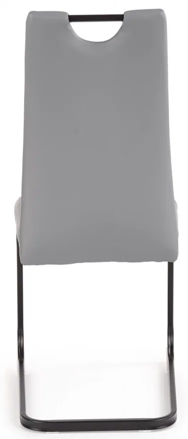 Jedálenská stolička Zovy sivá