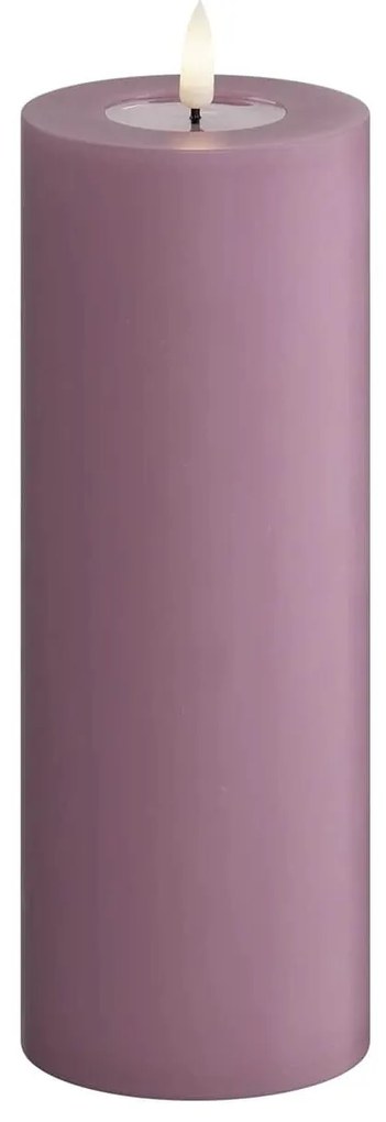 DeluxeHomeart LED sviečka Light Purple 20 cm
