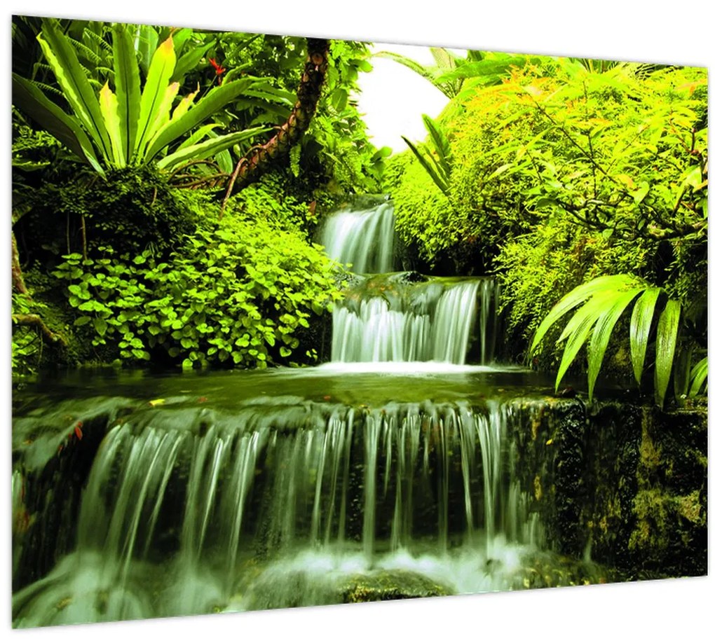 Obraz - Indonézske vodopády (70x50 cm)