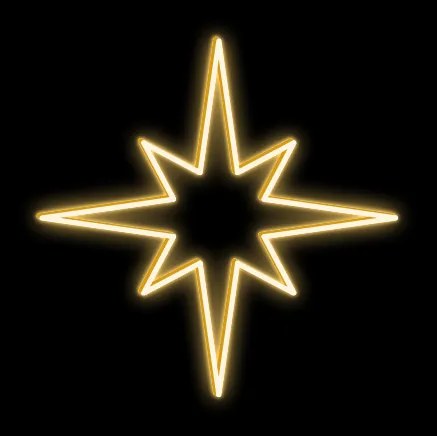 DECOLED LED světelná sada na vánoční stromy vysoké 21-23 m, teplá bílá s dekory DZ141WS3