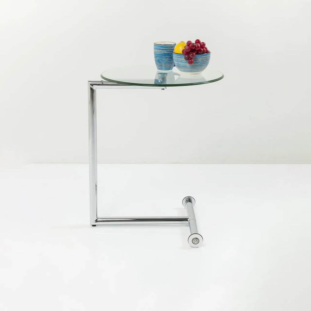 Odkladací stolík Easy Living Clear Ø46 cm 62 × 51 × 46 cm KARE DESIGN