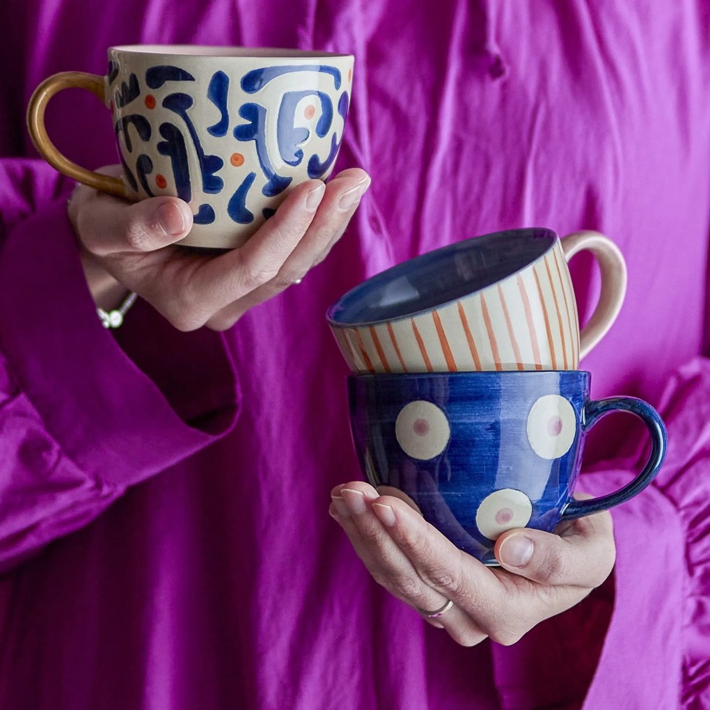 Bloomingville Hrnček Eviaya Blue 250 ml C