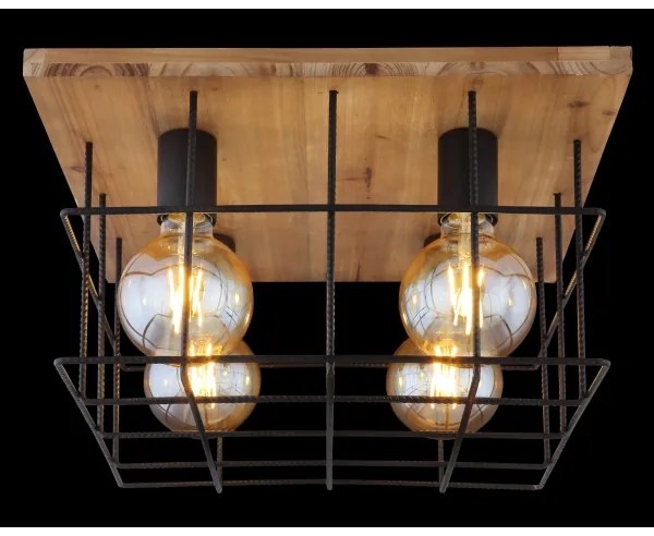 Globo 15530-4D - Stropné svietidlo MERRIL 4xE27/60W/230V