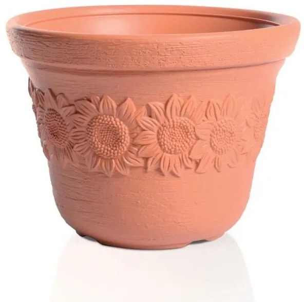 Prosperplast Kvetináč Sunny Flower oranžový, varianta 57 cm