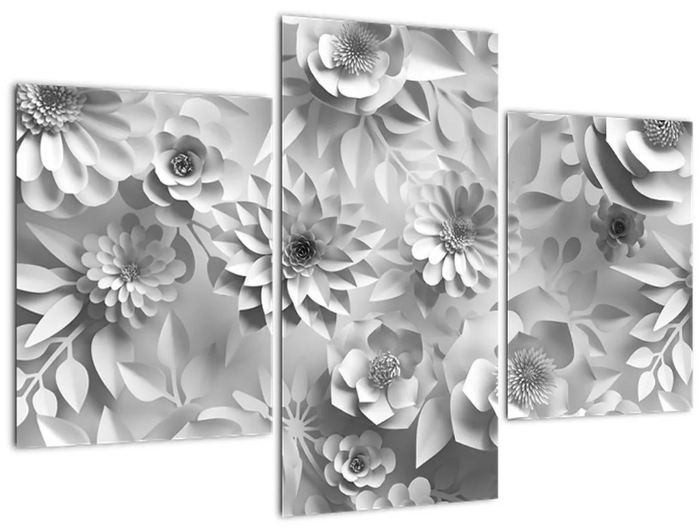 Obraz - Biele kvety (90x60 cm)