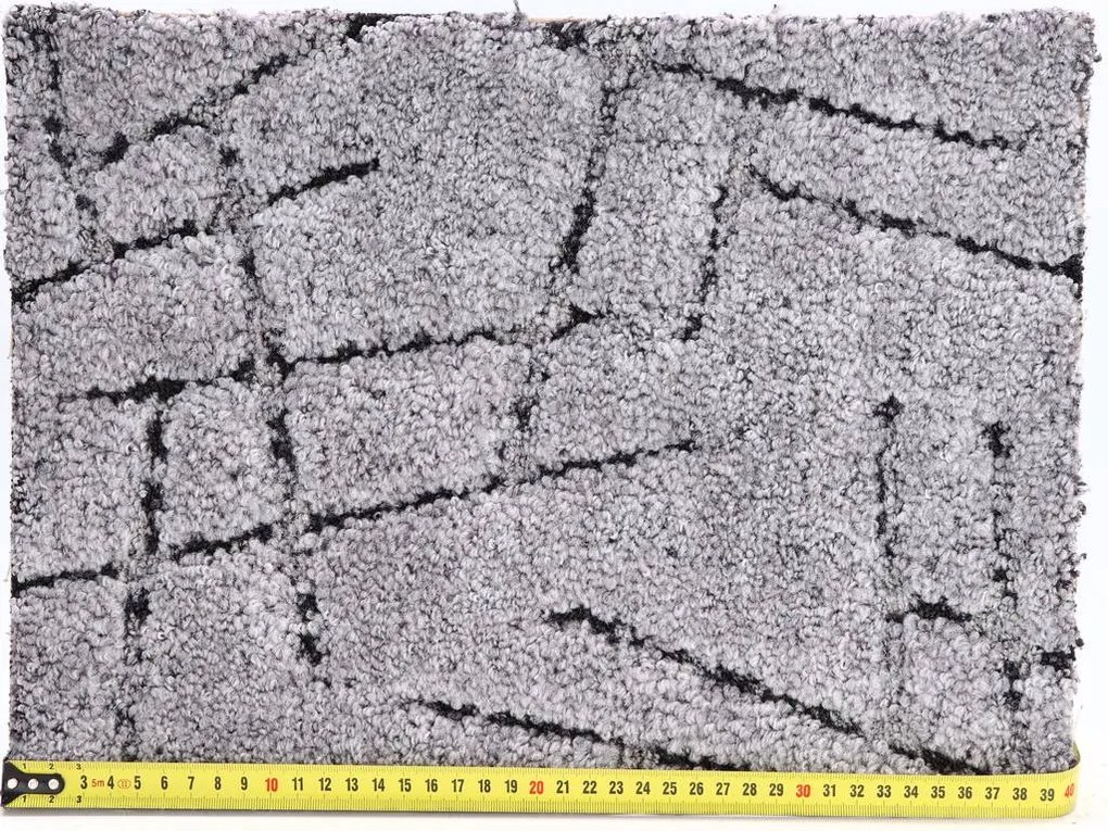 ITC, Koberec metráž Nicosia 93, na mieru, šíře 3m,4m, šedá, filc, obývacia izba