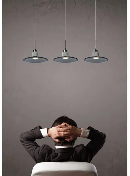 Lucide 32452/15/11 - LED závesné svietidlo COSMO 3xLED/5W/230V lesklý chróm