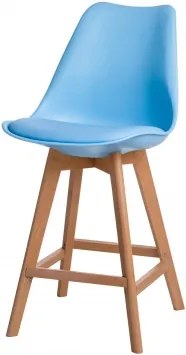 JEREMIE BAR 65 stolička Modrá