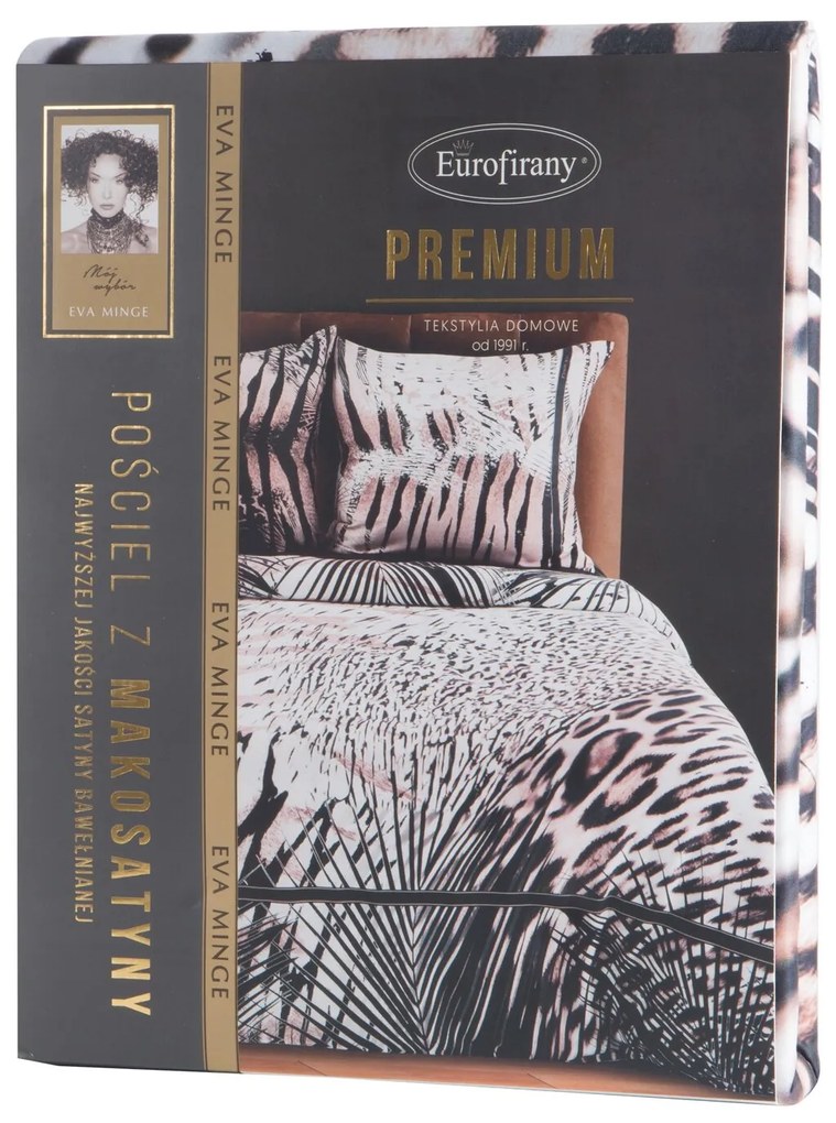 MAKOSATÉNOVÉ OBLIEČKY EVA MINGE EVA21 160X200 CM, 2 KS 70X80 CM VZOROVANÉ
