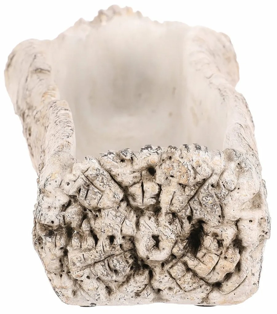 Kvetináč - truhlík, imitácia brezy, 39 x 14 x 8 cm, 39 cm