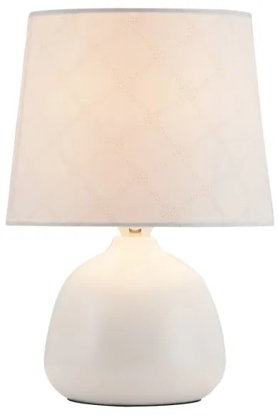 Rabalux 4379 - Stolná lampa ELLIE E14/40W biela