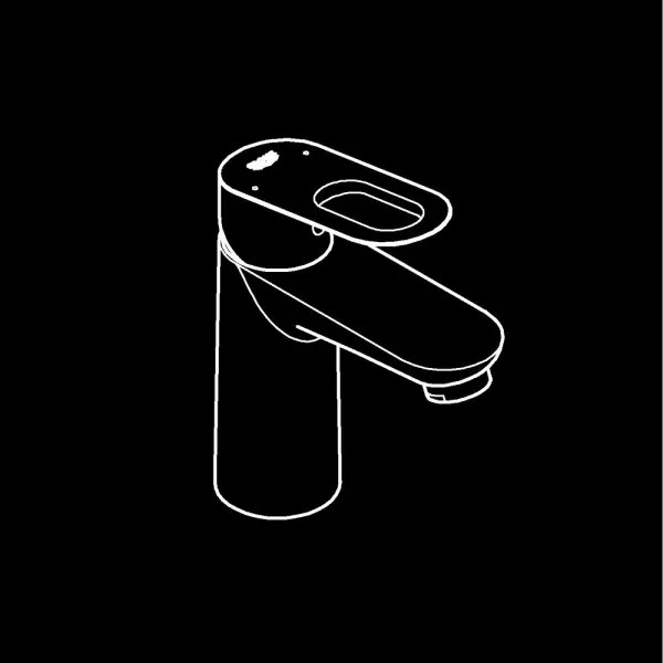 GROHE 32854000 - Umývadlová batéria BAULOOP lesklý chróm