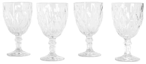 Sada štyroch pohárov LUNO priesvitné 748257 340 ml (4 ks)