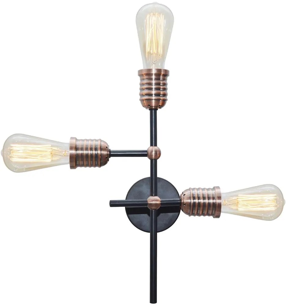 Candellux KIRIMU 3X60W E27 Black 33-66893