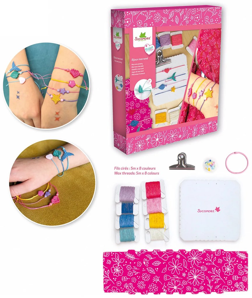 Výroba šperkov – mini makramé náramky