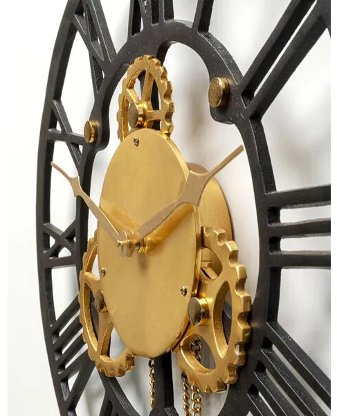 Clockwork nástenné hodiny 126x46 cm