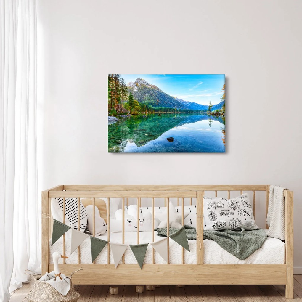 Obraz - Jazero Hintersee (90x60 cm)