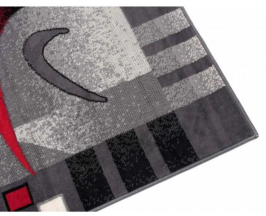 *Kusový koberec PP Bumerang šedý 130x190cm