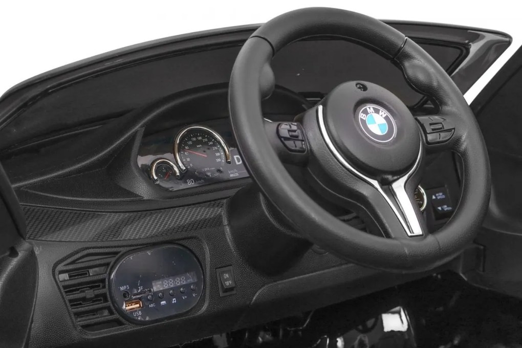 RAMIZ ELEKTRICKÉ AUTÍČKO BMW X6 - LAKOVANÉ - ČIERNE - MOTOR 2X45W - BATÉRIA - 2 x 6V/7Ah - 2023