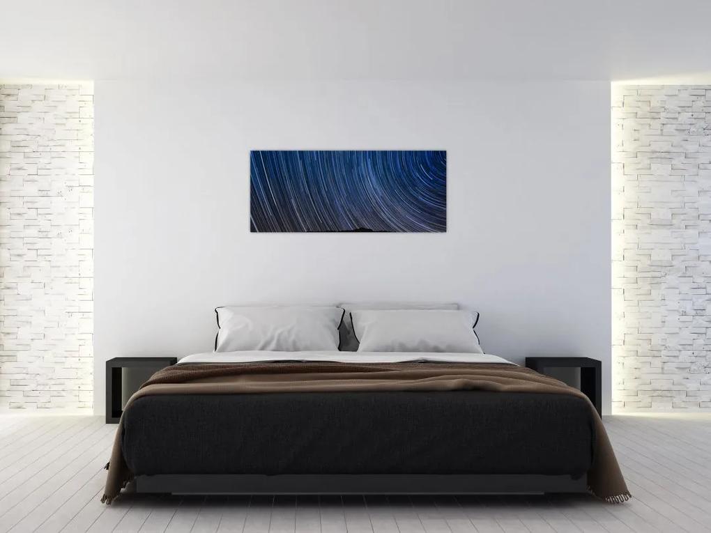 Obraz nočných hviezd a oblohy (120x50 cm)