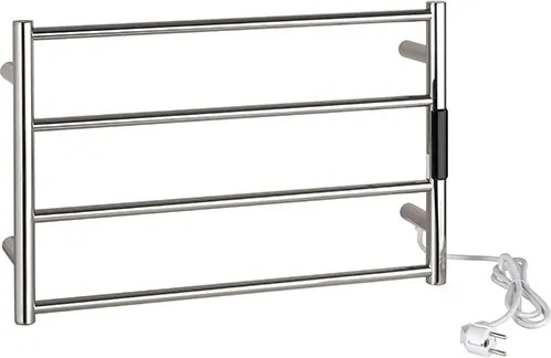 Bemeta Design Elektrický kúpeľňový radiátor / sušiak uterákov 560x370x90 mm, 63W, nerez lesk - 704151081
